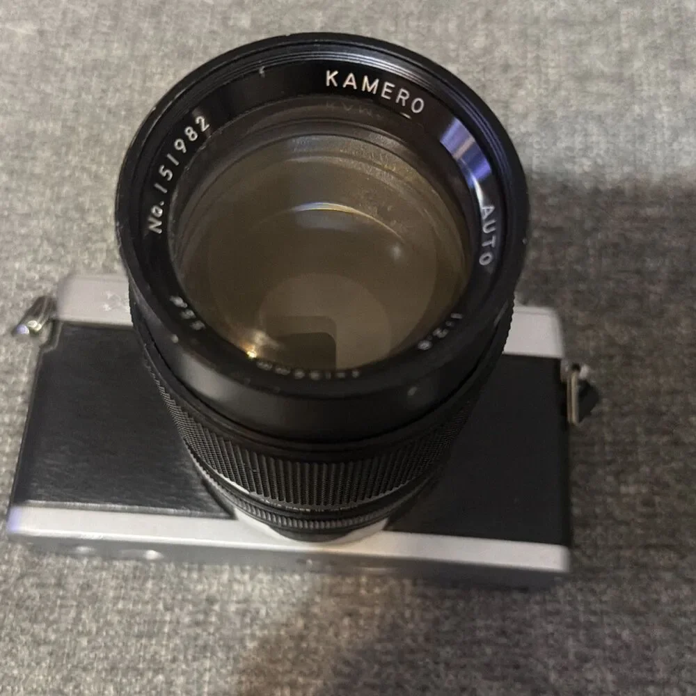 Vintage Minolta XG-1 35mm Film Camera with Kamero Lens AS-IS untested